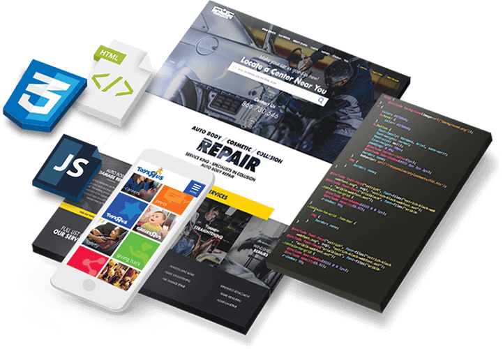 Custom Web Design Illustration